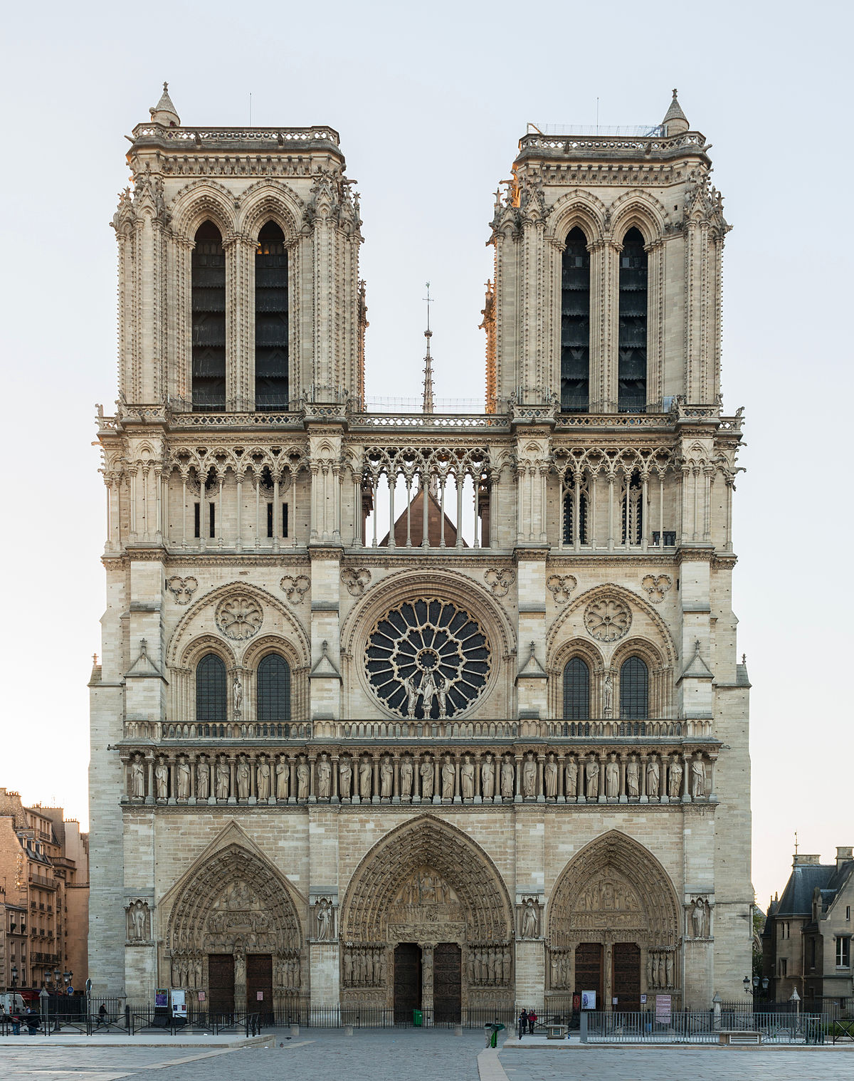 Notre-Dame Cathedral at sunrise, Paris